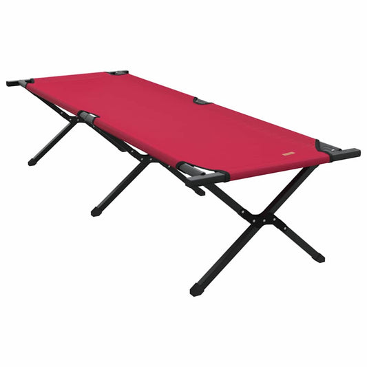 Opvouwbaar Camping Bed Rood Oxford stof