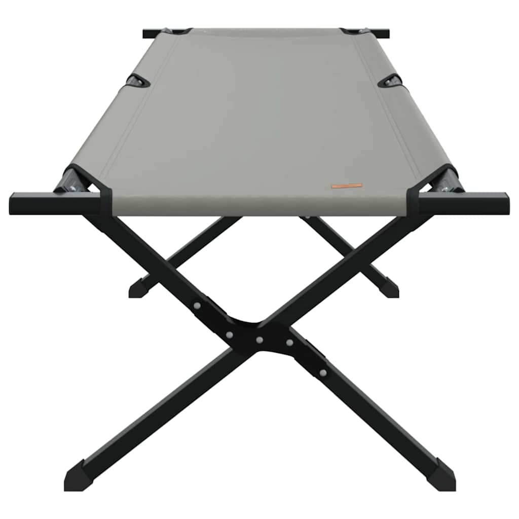 Opvouwbaar Camping Bed Grijs Oxford stof