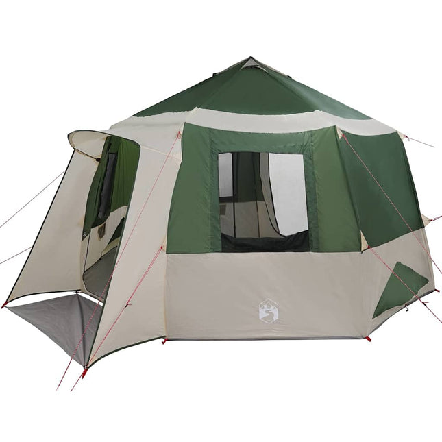 Cabin Tent 12-Person Met Dak En Wit 405 X 405 X 273 Cm