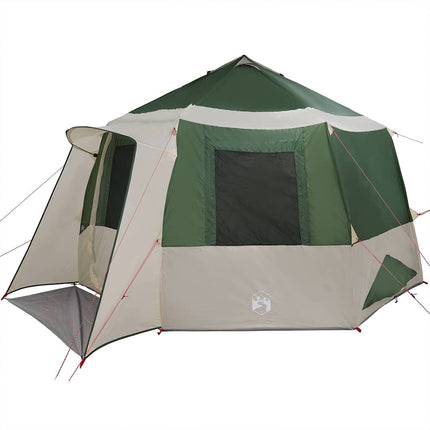 Cabin Tent 12-Person Met Dak En Wit 405 X 405 X 273 Cm