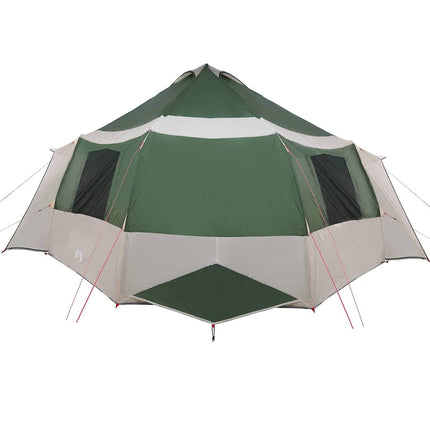 Cabin Tent 12-Person Met Dak En Wit 405 X 405 X 273 Cm