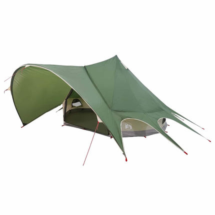 Teepee Tent 3-Person Met Dak En Grijs 312 X 312 X 197 Cm