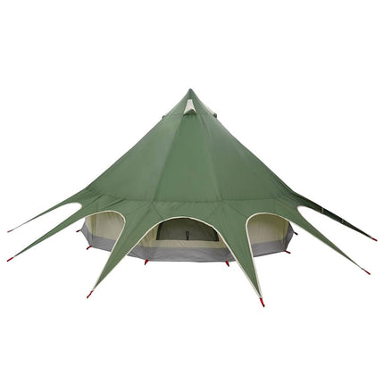 Teepee Tent 3-Person Met Dak En Grijs 312 X 312 X 197 Cm