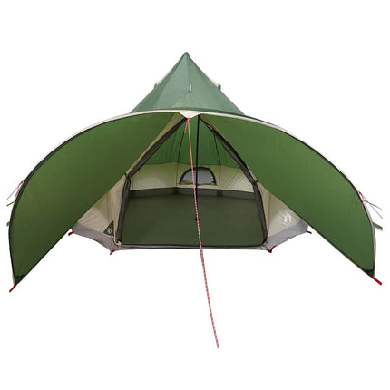 Teepee Tent 3-Person Met Dak En Grijs 312 X 312 X 197 Cm