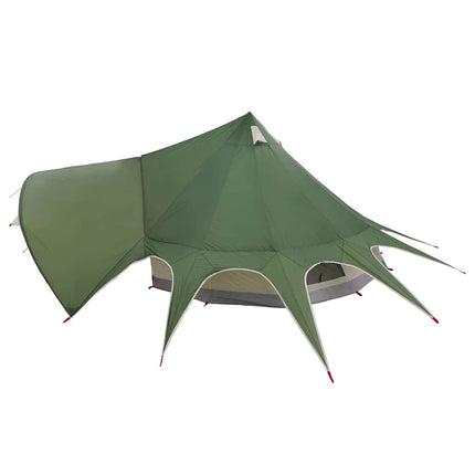 Teepee Tent 3-Person Met Dak En Grijs 312 X 312 X 197 Cm