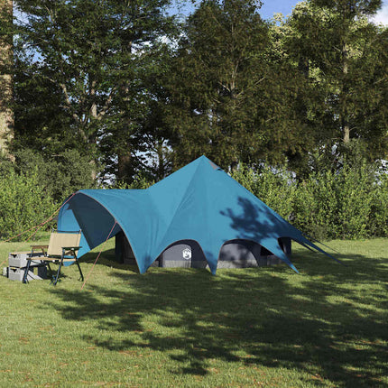 Teepee Tent 3-Person Met Dak En Grijs 312 X 312 X 197 Cm