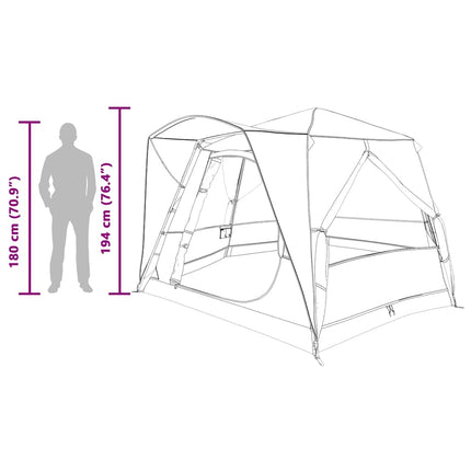 Cabine Tent 5-Persoon Met Dak En Wit 333 X 317 X 194 Cm