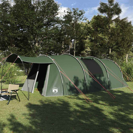 Tunnel Tent 4-Person Met Dak En Wit 740 X 370 X 220 Cm
