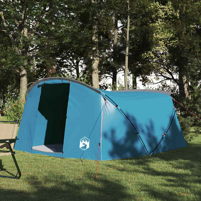 Tunnel Tent 4-Person Met Dak En Wit 318 X 275 X 140 Cm