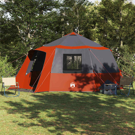 Cabin Tent 12-Person Met Dak En Wit 405 X 405 X 273 Cm