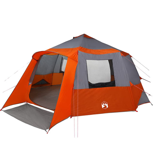 Huisje Tent met dak Grijs en Oranje 500 x 500 x 294 cm