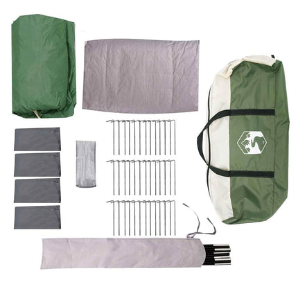 Gezinstent Voor 20 Personen En Wit 745 X 700 X 217 Cm