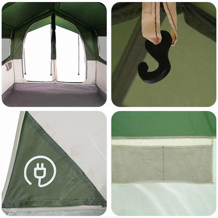 Familietent Voor 4 Personen En Wit 324 X 255 X 230 Cm