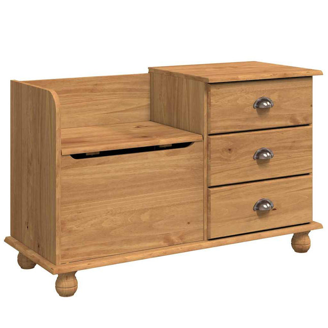 Opslagbank Askim 100 X 39 X 62 Cm Massief Grenenhout