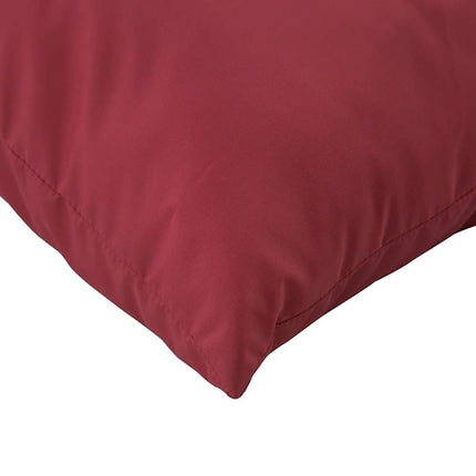 Bankkussens 4 Stuks Wijnrood 60X60 Cm Stof