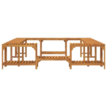 Hot Tub Omgeving Bruin 230 X 230 Cm Massief Acaciahout