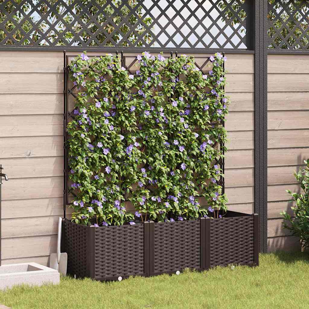 Tuin Bloempot 3 Pcs Kunststof