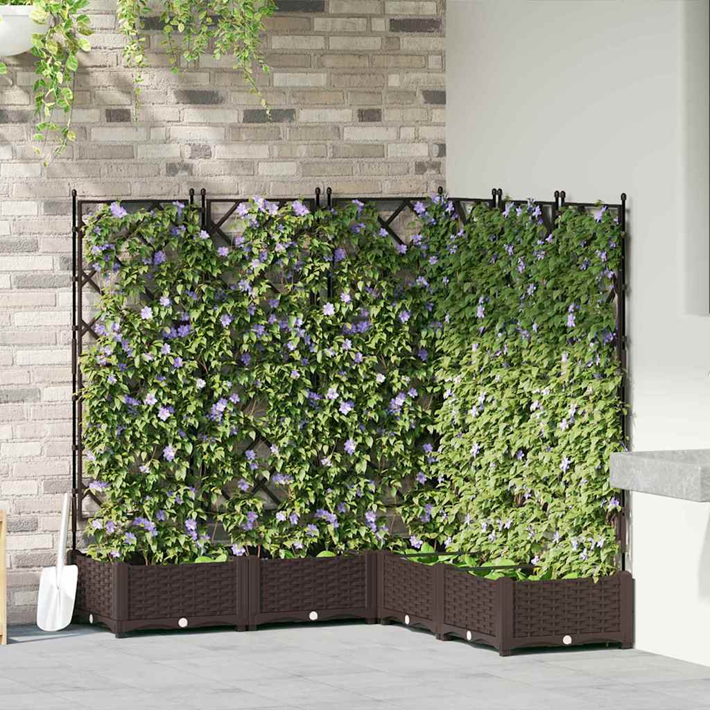 Tuin Bloempot 3 Pcs Kunststof
