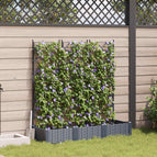 120 x 40 x 125,5 cm / Grijs / zonder wieltjes