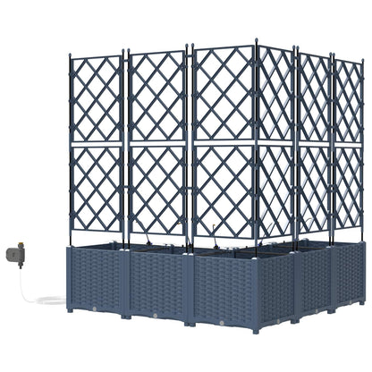 Tuin Bloempot 3 Pcs Kunststof