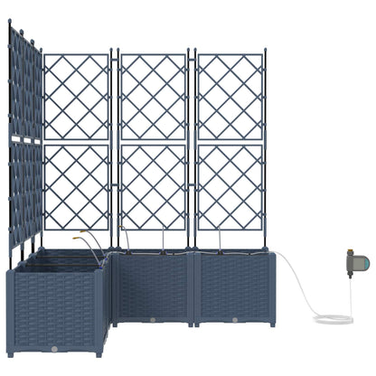 Tuin Bloempot 3 Pcs Kunststof