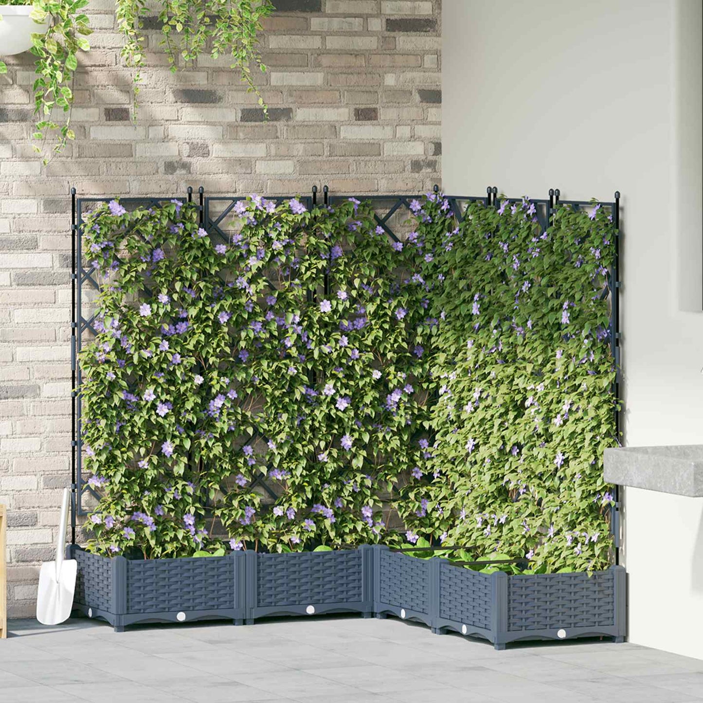 Tuin Bloempot 3 Pcs Kunststof