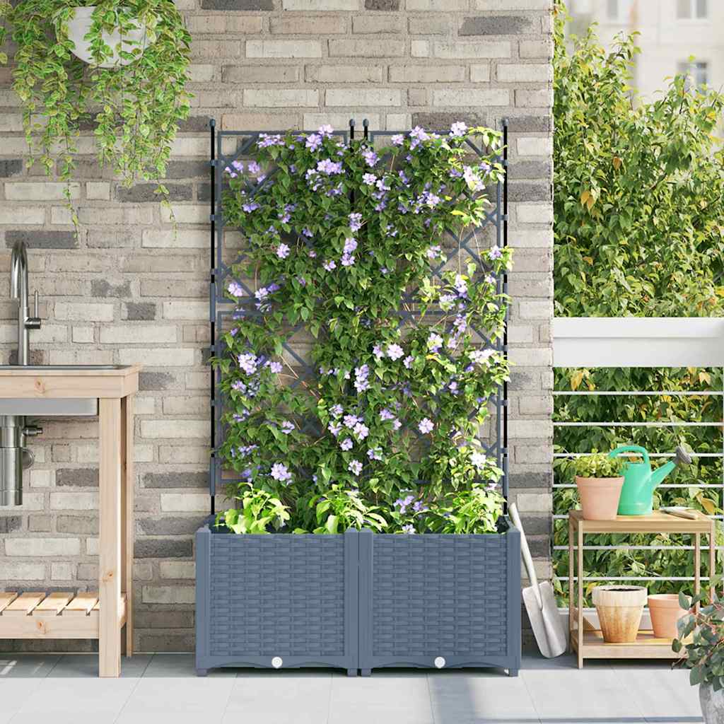 Tuin Bloempot 3 Pcs Kunststof