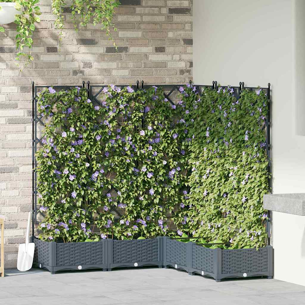 Tuin Bloempot 3 Pcs Kunststof
