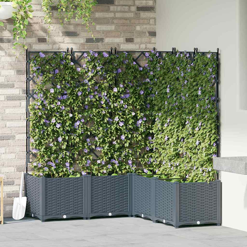 Tuin Bloempot 3 Pcs Kunststof