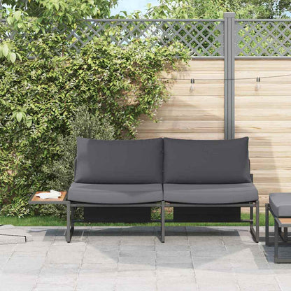 Tuinbank Met Kussen 200,5 X 70 X 85,5 Cm Staal