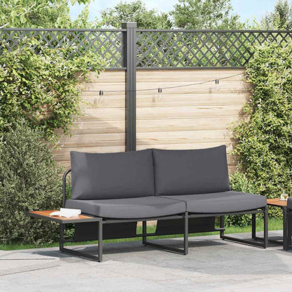 Tuinbank Met Kussen 200,5 X 70 X 85,5 Cm Staal