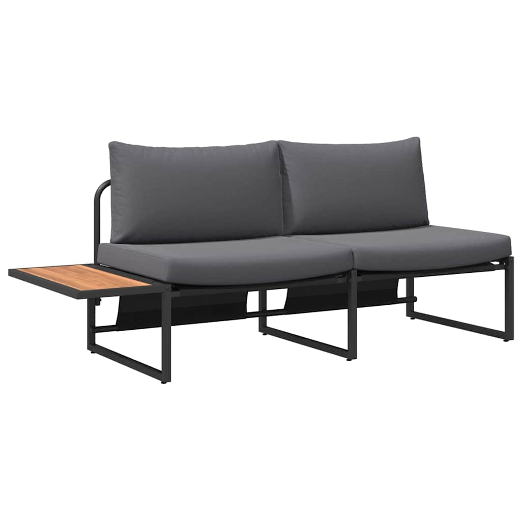 Tuinbank Met Kussen 200,5 X 70 X 85,5 Cm Staal