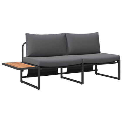 Tuinbank Met Kussen 200,5 X 70 X 85,5 Cm Staal
