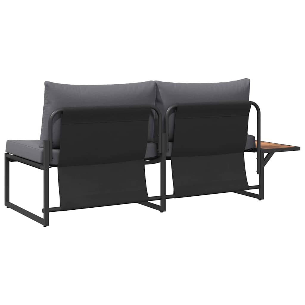 Tuinbank Met Kussen 200,5 X 70 X 85,5 Cm Staal