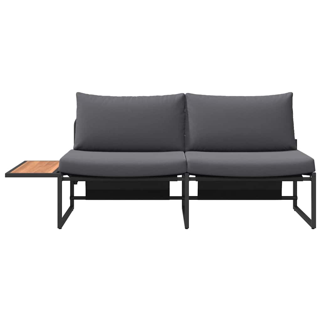 Tuinbank Met Kussen 200,5 X 70 X 85,5 Cm Staal