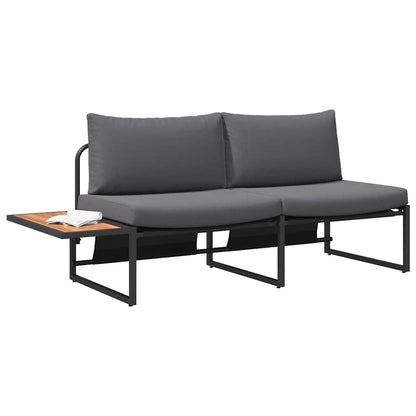 Tuinbank Met Kussen 200,5 X 70 X 85,5 Cm Staal