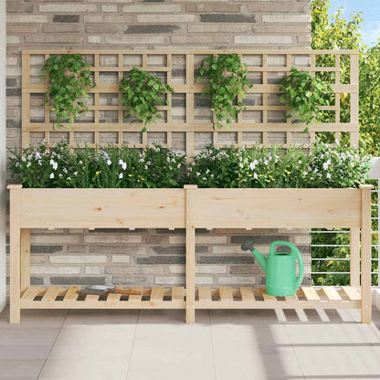Tuin Bloempot Beige Massief Vurenhout