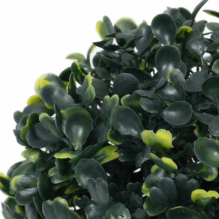 Kunstbuxusballen Met Led-Verlichting 2 St Groen