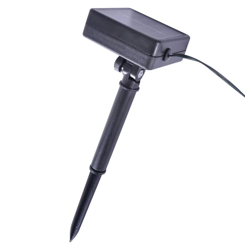 Kunstbuxusballen met LED-verlichting 2 st 22 cm groen