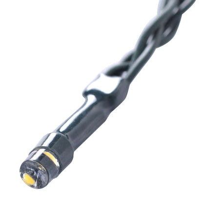 Kunstbuxusballen met LED-verlichting 2 st 35 cm groen