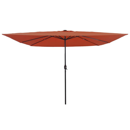Tuinparasol 295 X 295 X 245 Cm Polyester En Staal