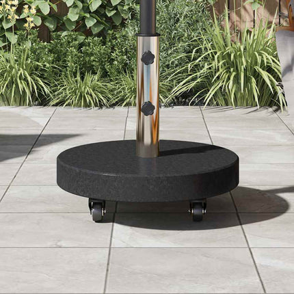 Parasolvoet 30Kg Graniet En Rvs Rond