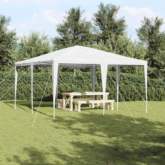 Partytent 400 X 400 X 266 Cm Polyethyleen En Staal