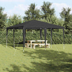 4 x 4 m / Antracietkleurig