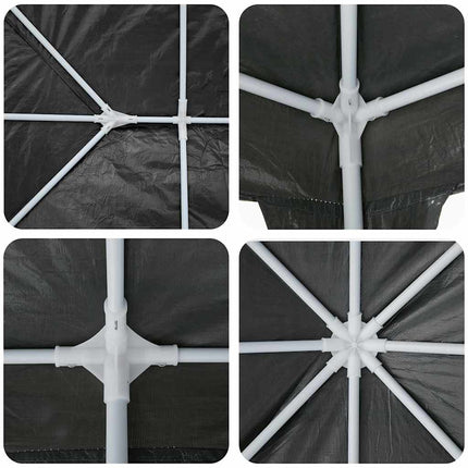 Partytent Antraciet 400 X 400 X 266 Cm Polyetheen