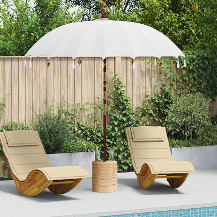 Balinese Parasol Crème 220 X 220 X 260 Cm
