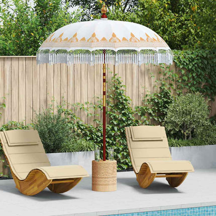 Balinese Parasol Crème 190 X 190 X 260 Cm