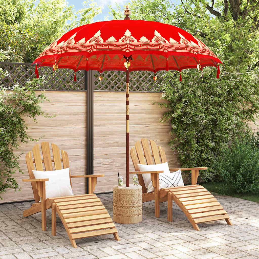 Balinese Parasol Rood 215 x 215 x 260 cm