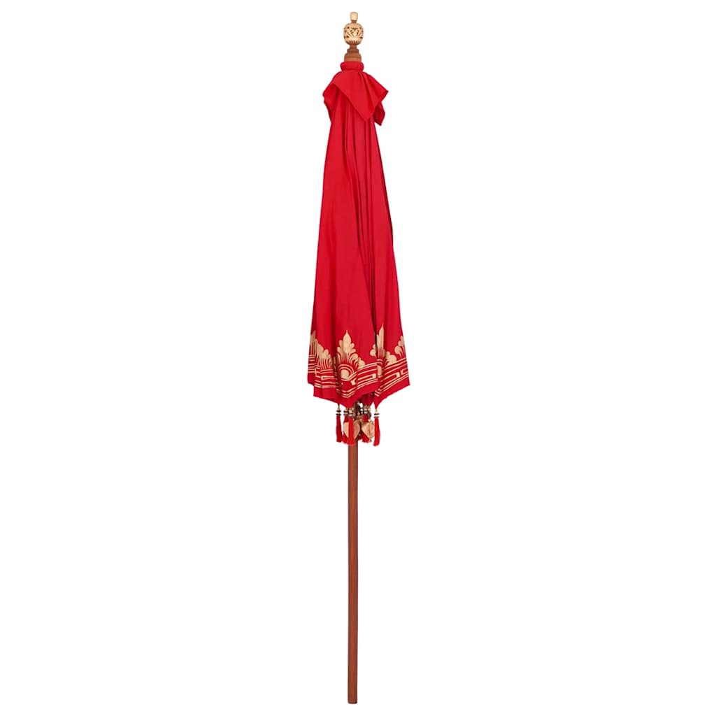 Balinese Parasol Rood 215 x 215 x 260 cm