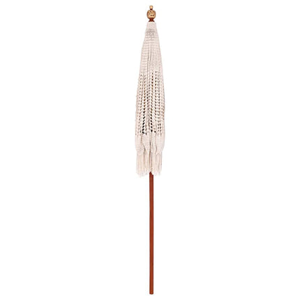 Macramé Parasol Crème 190 X 190 X 260 Cm